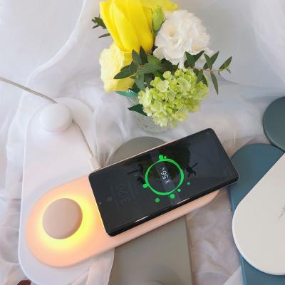 China EE2014 Phone Charger 3D Night Light Bedstand Modern Wireless Smart Wireless Study LED Desk Touch Control Light for Kids Night Light for sale