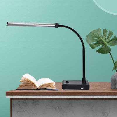 China Modern Rechargeable USB Charging Flexible Book Reading Light Rechargeable Table Lamp Light LED Desk Lamp for sale