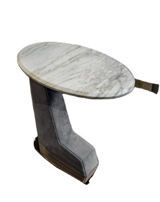 China Customized Light Luxury Marble Coffee Table Customized Living Room Furniture Solid Wood for sale