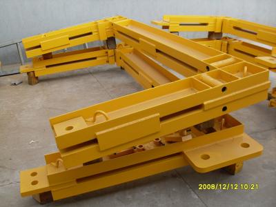 China Q345 Steel Structure Frame Potain Tower Crane Spare Parts For Anchor Frame for sale