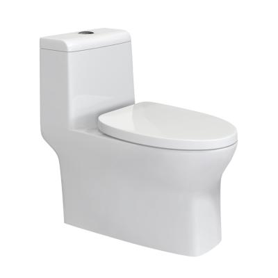 China HEGII 2020 European White Ceramic Siphon Double-flush Good Quality Bathroom WC Ceramic Toilet One Piece Toilet for sale