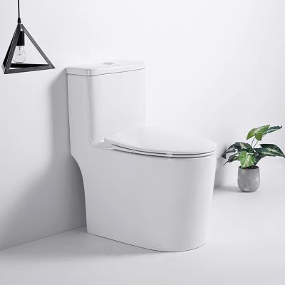 China Standard Modern Wholesale Sanitary Ware Bathroom Ware HEGII American Cupc Home Wc Ceramic Siphonic One Piece Toilet for sale