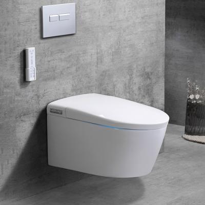 China HEGII Wall Mounted Wall Mounted Hidden Cistern Bathroom Bidet Wc Automatic Flush Automatic Flush Wall Hung Smart Toilet With Cistern for sale