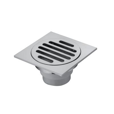 China HEGII Modern Bathroom Accessories Deodorization Square Stainless Steel Floor Shower Drain for sale