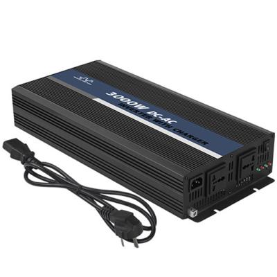 China power inverter with charger dc 12v ac 220v 1000w 2000w 3000w 5000w 6000w 50.5X22X8CM for sale