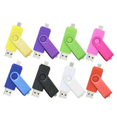 China Plastic and metal bulk 2in1 OTG USB 2.0/3.0 pendrive otg pen drive 2G 4GB 8GB 16GB 32GB 64GB 128GB flash memorias usb stick for sale