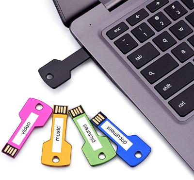 China Multi Color Plastic UDP Chips Key Flash Drive Plastic USB Flash Drive for sale