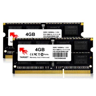 China DDR3-NB Direct Factory DDR3 Ram1600MHZ 4GB 8GB Ram DDR3 Compatible With Laptops for sale