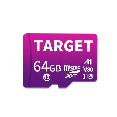 China TARGET Plastic Full Capacity Mini Card U3 8GB 16GB 32GB 64GB 128GB 256GB High Speed ​​Memory Card for sale