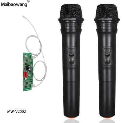 China Handheld Microphone VHF Wireless Microphone with PCB Receiver Panel for Cart Speaker for sale