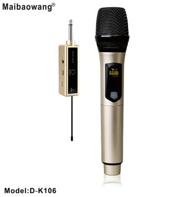 China Street Microphone 50m Outdoor Handheld True Distance Diversity Wireless Microphone VHF for sale