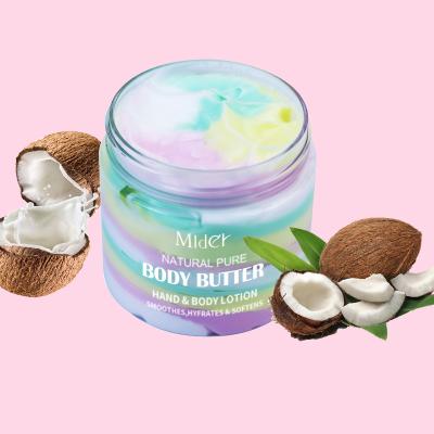 China Private Label Hydrating Moisturizer Whitening Soothing Brightening Body Butter Repair Body Lotion for sale