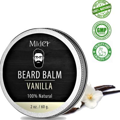 China Moisturize Private Label Organic Logo Beard Care Set Grooming Kit Butter Balm Beard Oil for sale