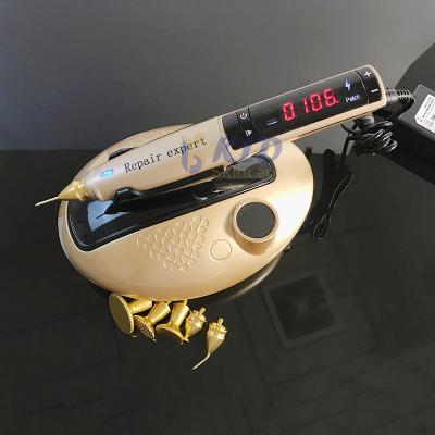 China Gold Anti-puffiness Plasma Skin Tightening Pen Eye Wrinkle Removal Skin Lift Plasma Shower Glowing Machine for sale