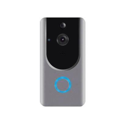 China Smart Wireless Doorbell 720P PIR Night Vision Doorbell Android IOS Smart Home Wireless Video Doorbell Built-in Camera WiFi for sale