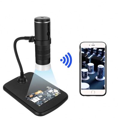 China Portable Cheap Camera Digital Wifi USB Wireless Microscope with 2MP, 1080P HD, 1000x Magnification and Mini Pocket Rechargeable Kids Microscope for sale