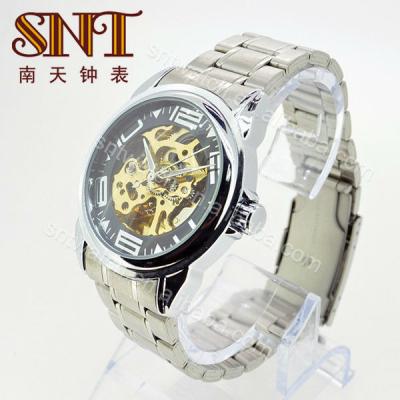 China SNT-ME002A Fancy Water Resistant Mens Hand Watch Hand Winding Mechanical Watches for sale