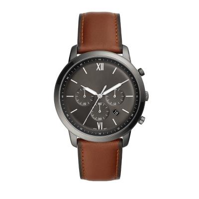 China Shenzhen Brown Modern Leather Watch for sale