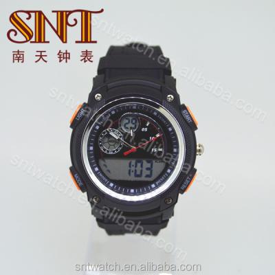 China New Design Fashion Dual Alarm Time Sports Watch Ana-digit Watch for sale