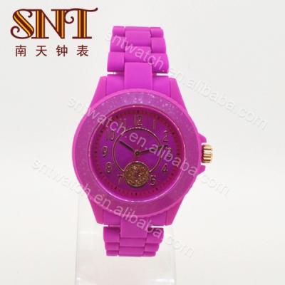 China New quartz wach non-specific plastic watch with various animated colors for sale