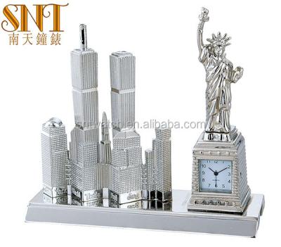 China Home Decoration Linden Clocks Liberty Alloy Clock Man Antique Ceremonial Gifts Modern Appointment Statue for sale