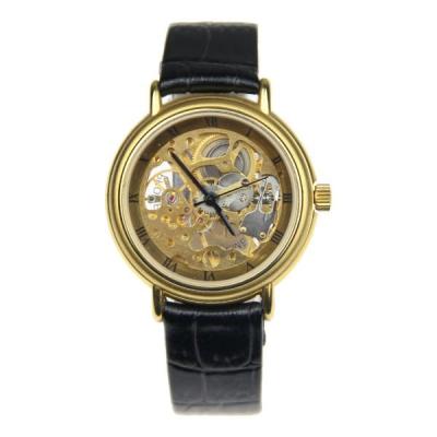 China Full Calendar Mens Automatic Mechanical Golden Watch for sale