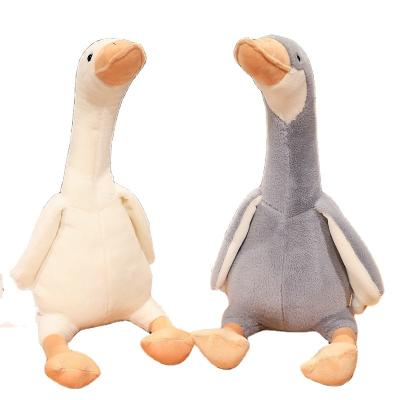 China Event Promotion Big Tricolor Optional Goose Plush Toy Filled Soft High Quality Hot Selling Plush Toy for sale