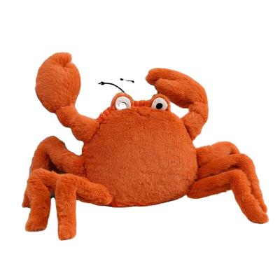 China No fluorescer/calm baby/soft and skin-friendly 45cm factory sells crab plush toys which are filled and full of animal toys which are not deformed for a long time for sale