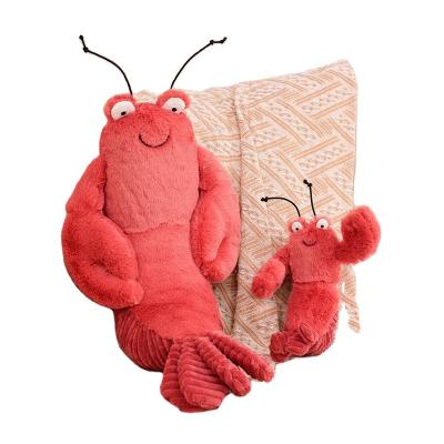 China No Fluorescer / Calm Baby / Soft And Full Enriched Toy Lobster Factory 45cm China Full Animal Skin-friendly Plush Stuffed Plush Toys For Baby Gifts for sale