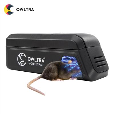 China Supply [OWLTRA] Infrared Clamshell Sensor Mouse Trap Hospital Viable Transmitted Mole Automatic Trap To Phone Electric Mouse Trap for sale