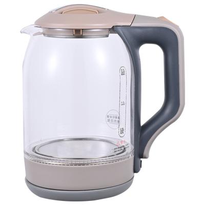 China Wholesale Modern Wireless Multiple Temperature Control Rotation Base Transparent 360 Degree Electric Kettle for sale