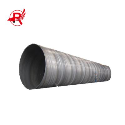 China High quality gas pipe carbon welded seamless spiral weled steel pipe for oil pipeline construction for sale