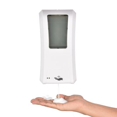 China Foam Wall Mounted Automatic Soap Dispenser 1000ML Smart Touchless Hand Sanitizer Alcohol Foam Gel Automatic Soap Dispenser SensorOf Bathroom for sale