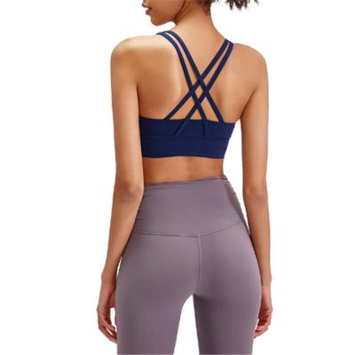 China High Quality Breathable Top Sportswear Full Coverage Yoga 2021 Yoga Vest Workout Vest Workout Crop Top Breathable Fitness Clothing for sale