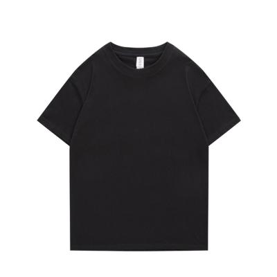 China Factory Wholesale Breathable Black T-shirt Fashionable Custom Copy Personalized Blank T-shirt Men's Oversized Cotton T-Shirts for sale