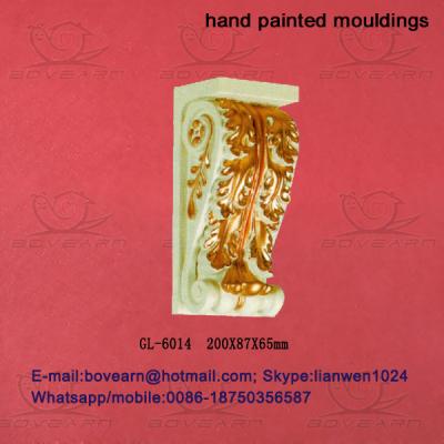 China ecorative Polyurethane (PU) Exotic Corbels/PU Foam Cornice Mouldings/PU Caving mouldings F for sale