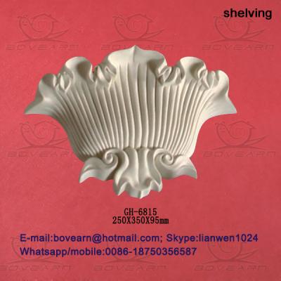 China Surface crack lacquer sea shell type pu wall lamp box / pu decorations for sale