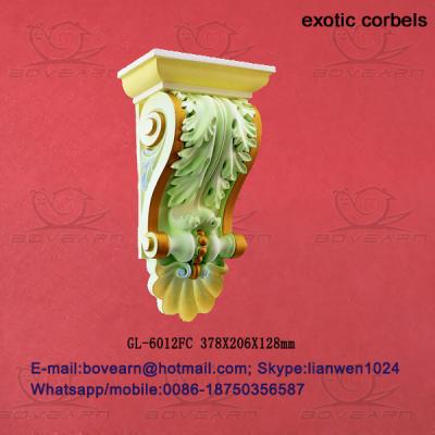 China Factory price decorative pu exotic corbels/ exterior corbels for sale