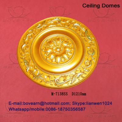 China Large recessed ceiling domes/ pu ceiling medallions for sale