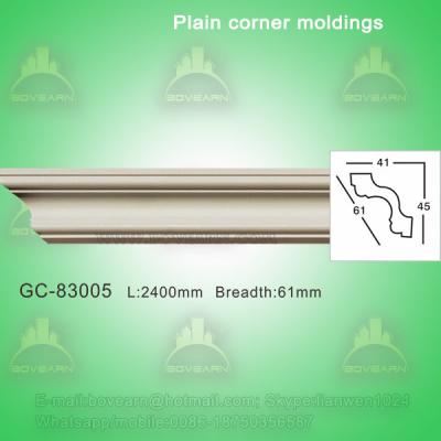 China decorative plain cornice crown moulding for sale