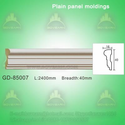 China Polyurethane Plain Architectural Panel Decorative Cement Mouldings for sale