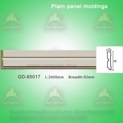 China European style Environmental Decorative PU Plain Panel mouldings for sale