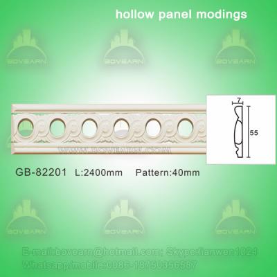 China Decorative PU center hollow mouldings/ hall decoration for sale