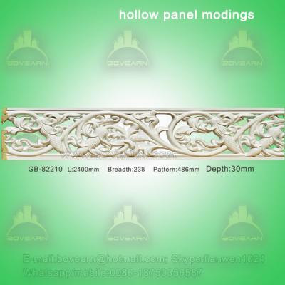 China Decorative PU center hollow mouldings for sale