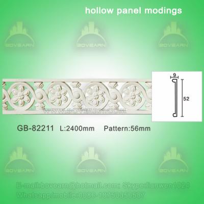 China Decorative PU center hollow mouldings for sale