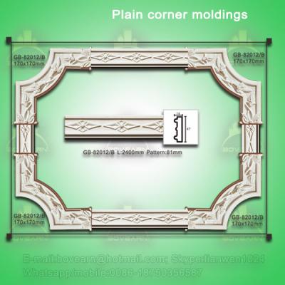 China Polyurethane cornice moulding for ceiling corner for sale