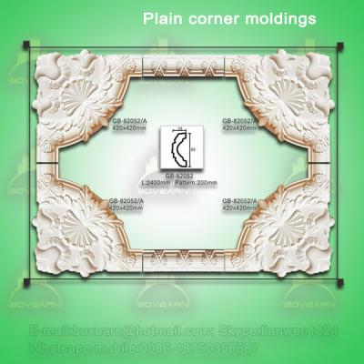 China High Density Architectural PU Decorative Corner Moulding for sale