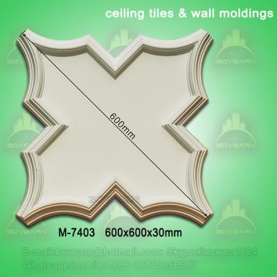 China New style decorative PU ceiling tiles/wall mouldings for sale