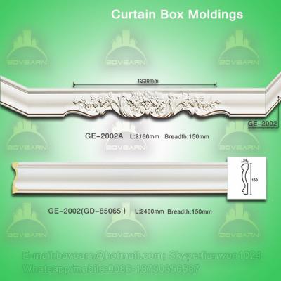 China PU curtain box mouldings for sale