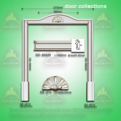 China Classic european style PU door lintel moulding for sale